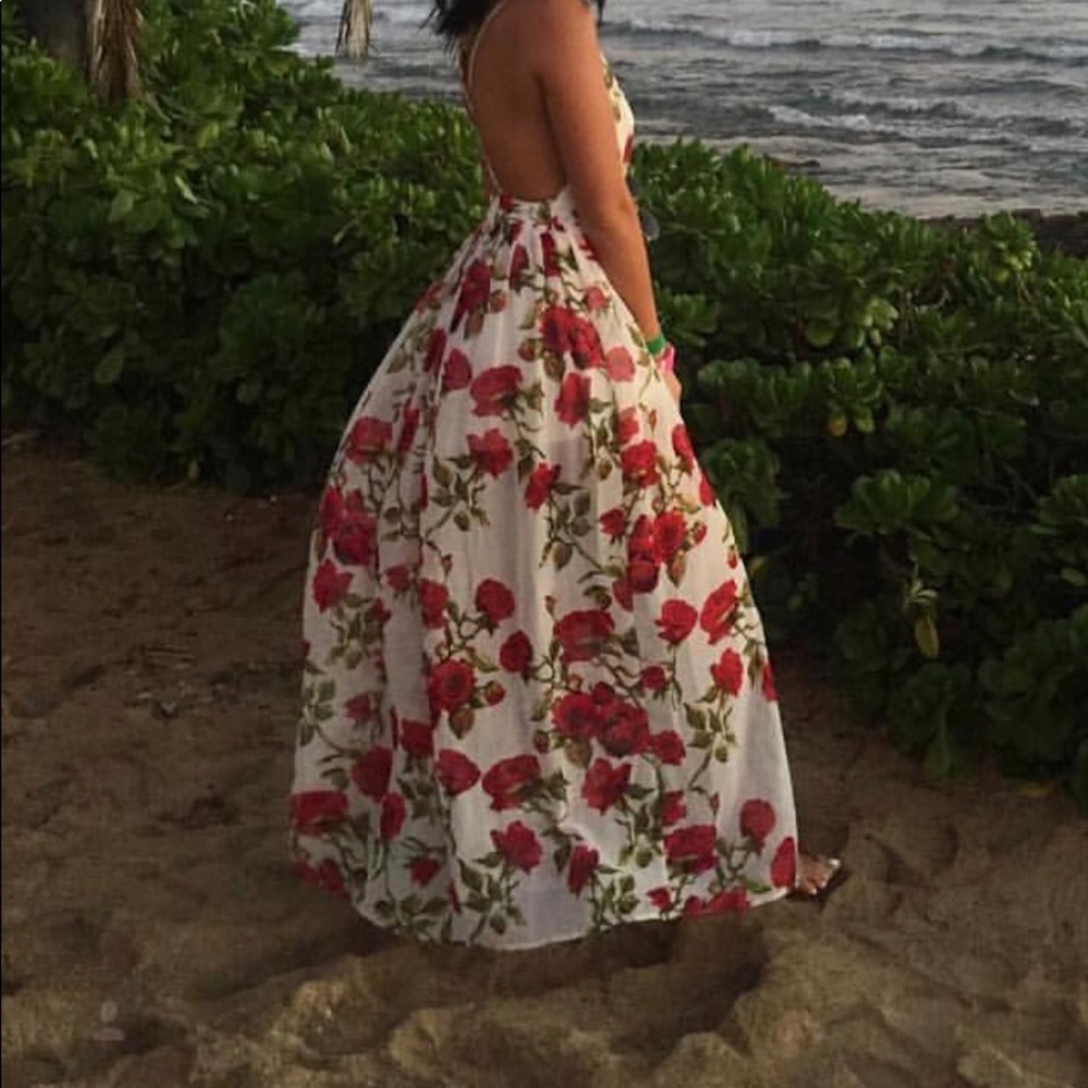 NWOT Roses are red Maxi - Picture 2 of 4